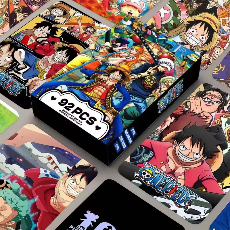 One Piece Lomo Cards (60 Cards + 32 Stickers)