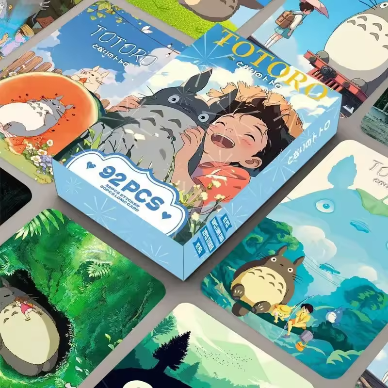 Totoro Lomo Cards (60 Cards + 32 Stickers)