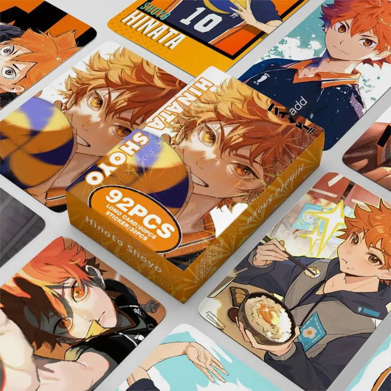 Haikyu Lomo Cards (60 Cards + 32 Stickers)