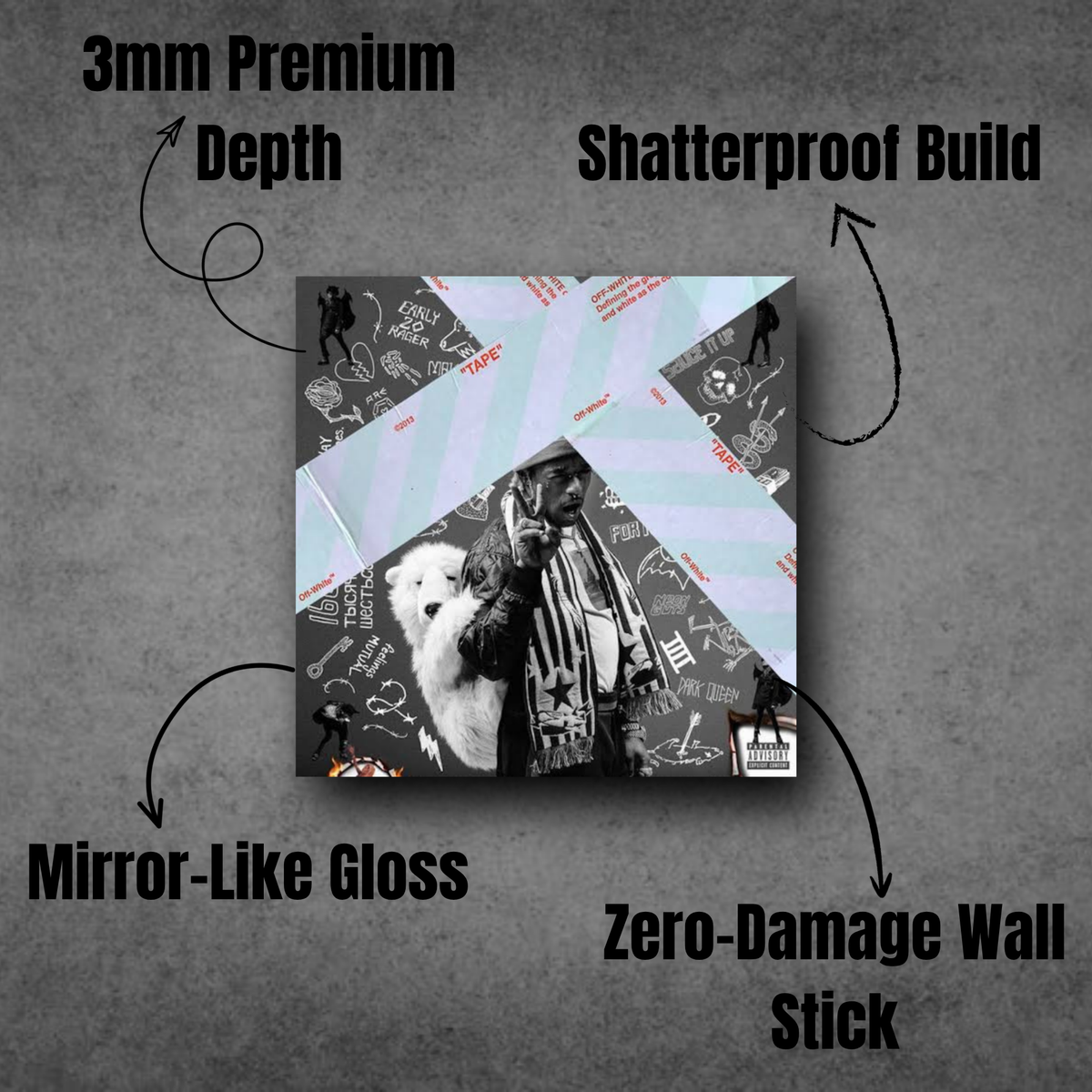 Luv is Rage 2 Acrylic Plaque