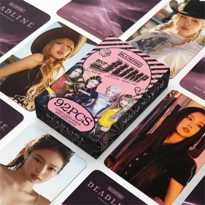 Blackpink Lomo Cards (60 Cards + 32 Stickers)
