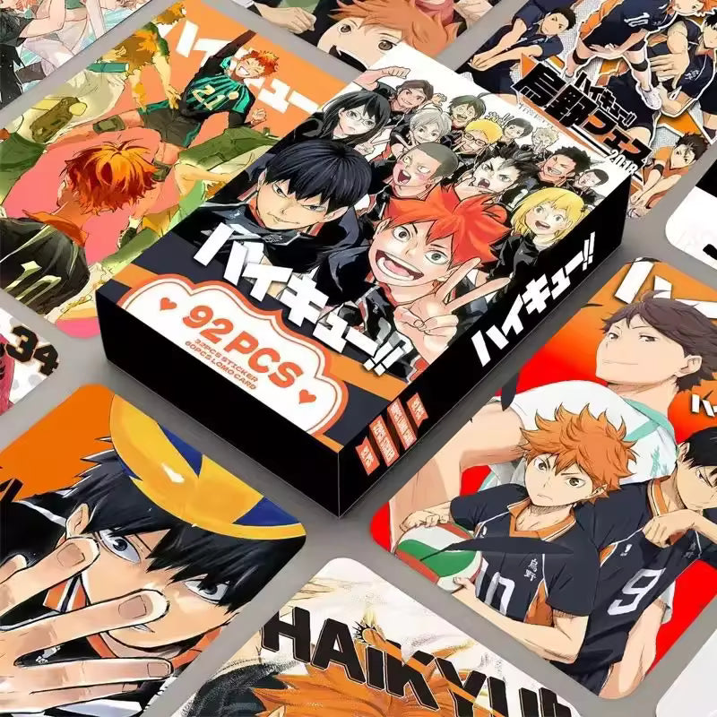 Haikyu Lomo Cards (60 Cards + 32 Stickers)