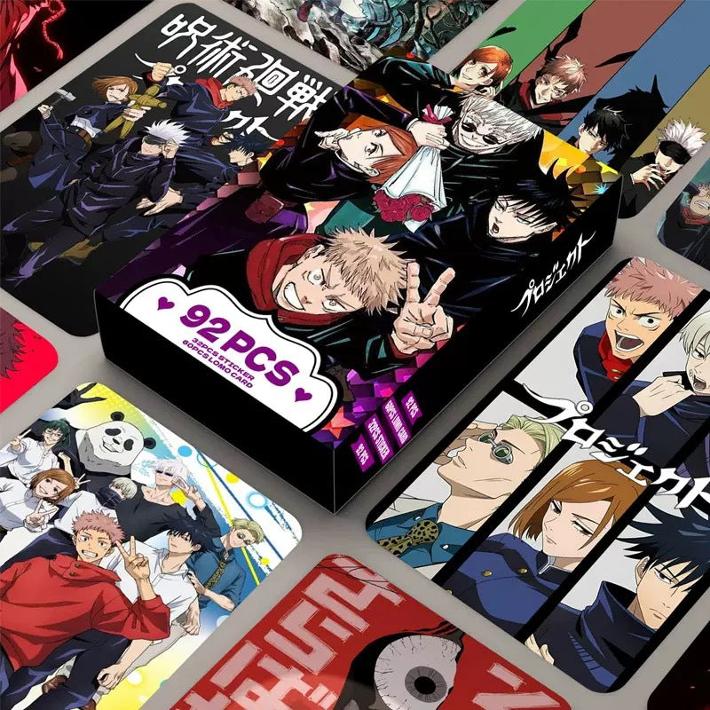 Jujutsu Kaisen Lomo Cards (60 Cards + 32 Stickers)