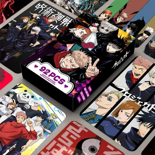 Jujutsu Kaisen Lomo Cards (60 Cards + 32 Stickers)