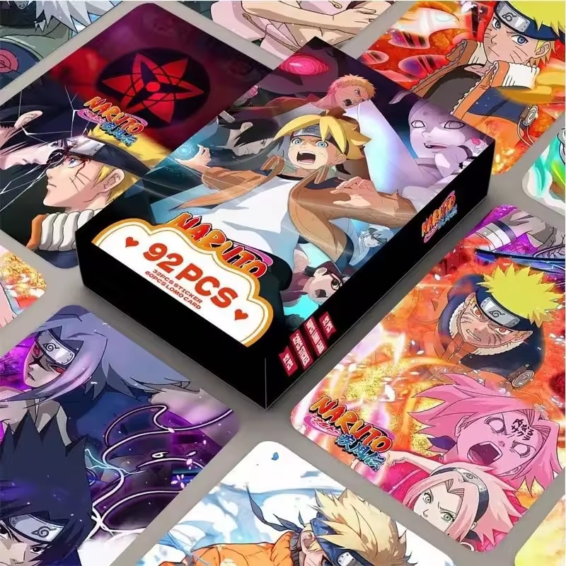 Naruto Lomo Cards (60 Cards + 32 Stickers)