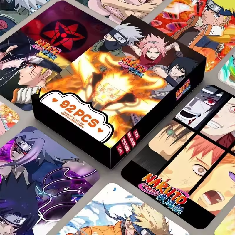 Naruto Lomo Cards (60 Cards + 32 Stickers)