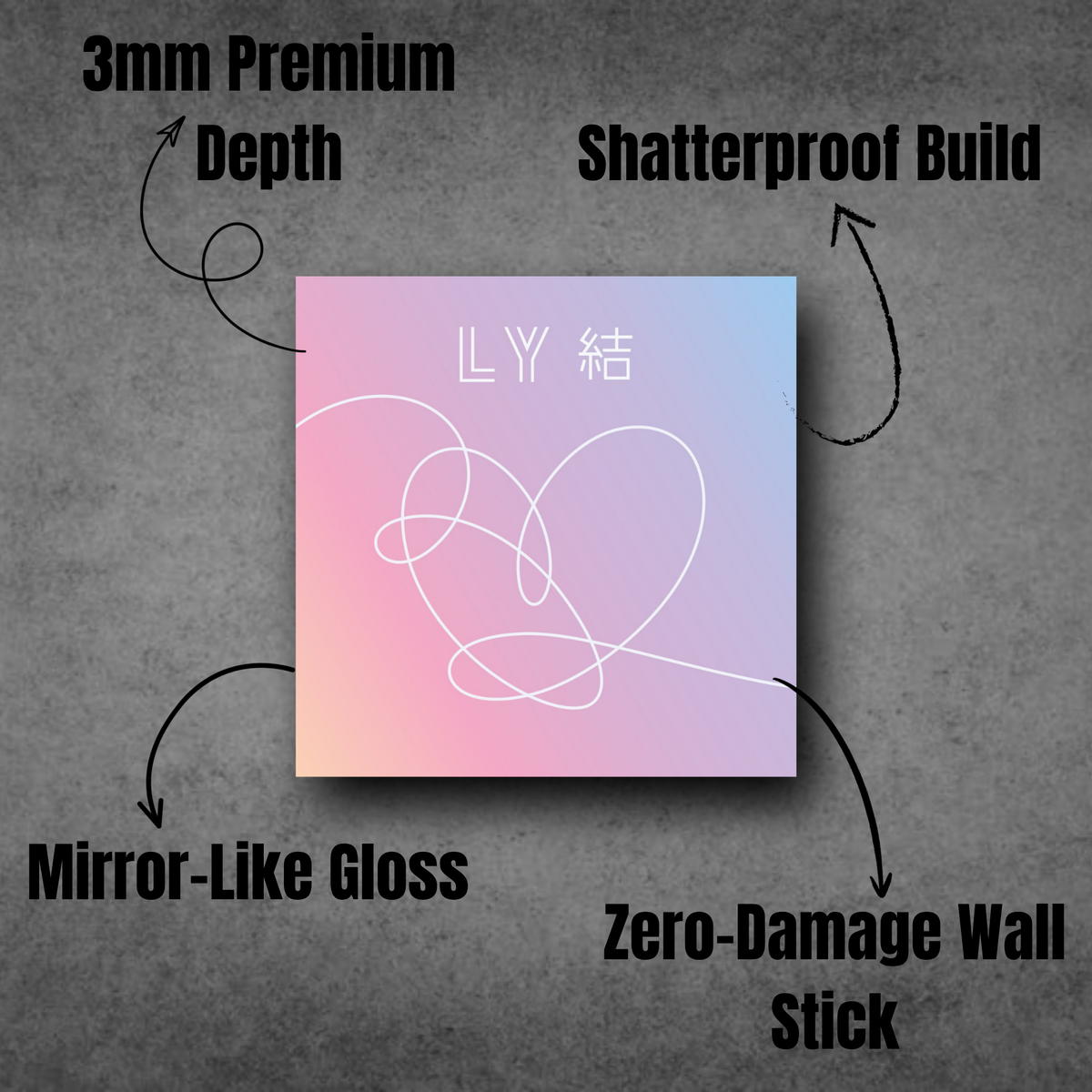 Love Yourself (BTS) Acrylic Plaque