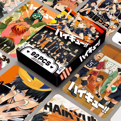 Haikyu Lomo Cards (60 Cards + 32 Stickers)