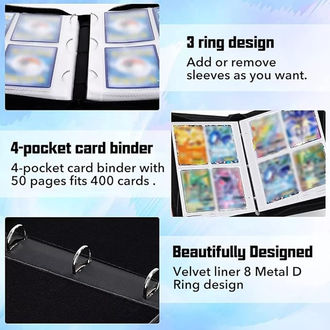 400 Cards Premium Binders (Storing Cards)