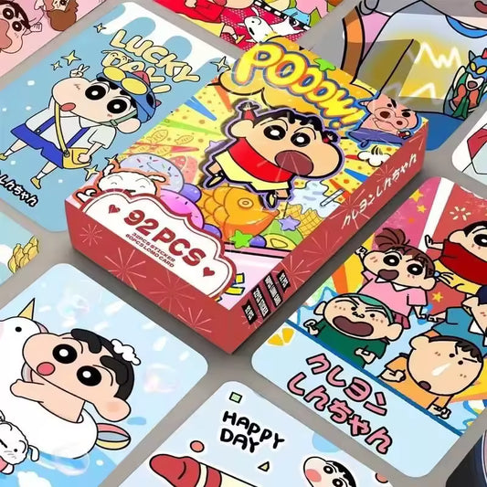 Shinchan Lomo Cards (60 Cards + 32 Stickers)