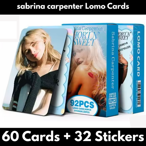 Sabrina Carpenter Lomo Cards (60 Cards + 32 Stickers)