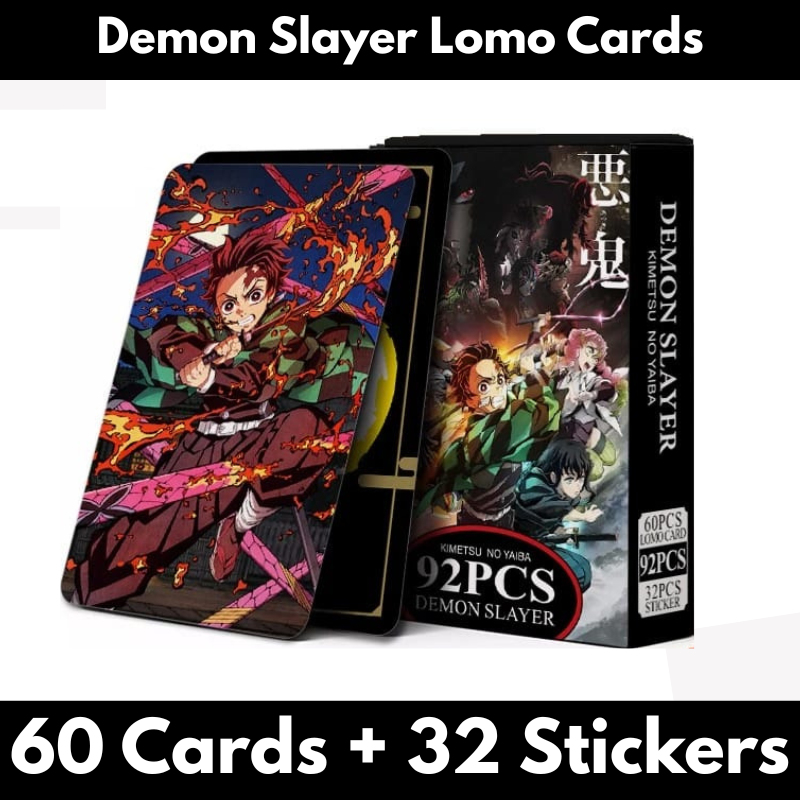 Demon Slayer Lomo Cards (60 Cards + 32 Stickers)