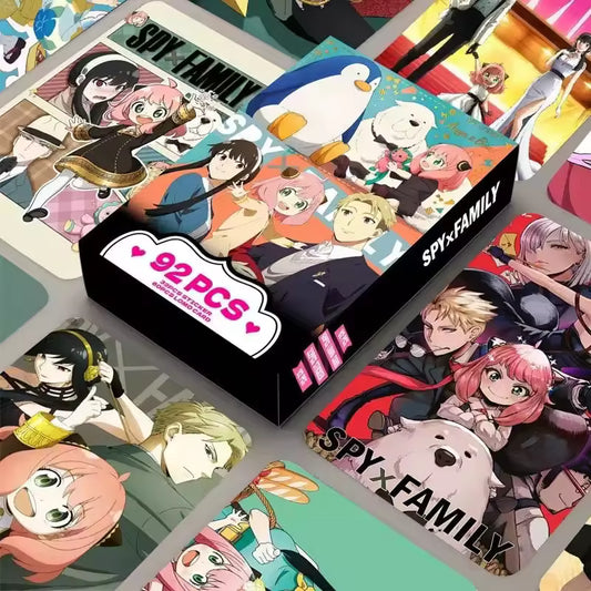 Spy X Family Lomo Cards (60 Cards + 32 Stickers)