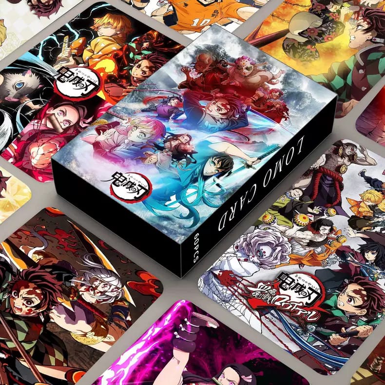 Demon Slayer Lomo Cards (60 Cards + 32 Stickers)