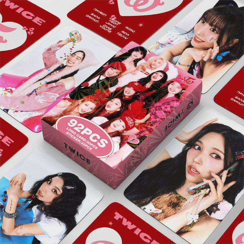 Twice Lomo Cards (60 Cards + 32 Stickers)