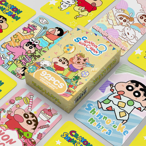 Shinchan Lomo Cards (60 Cards + 32 Stickers)
